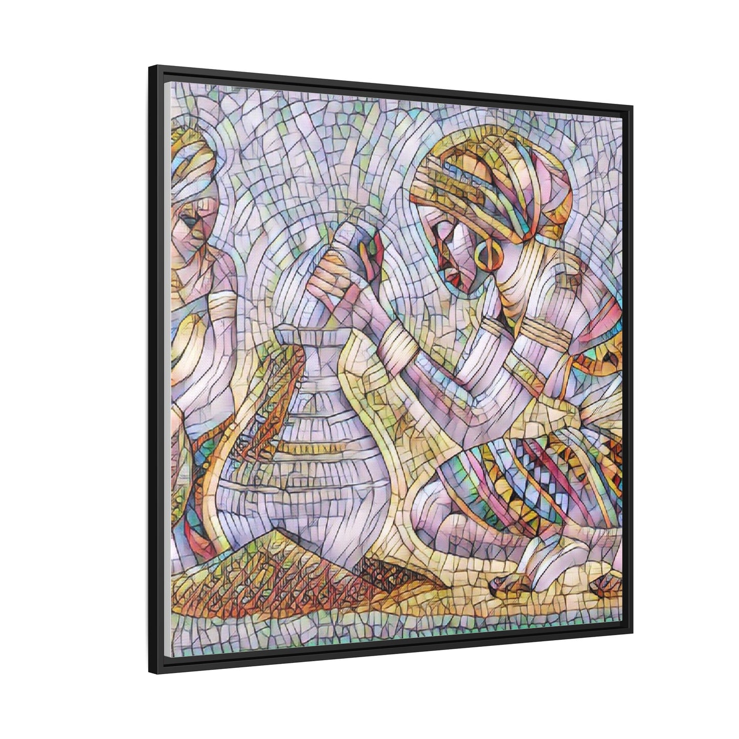 Matte Canvas, Framed (Multi-color)