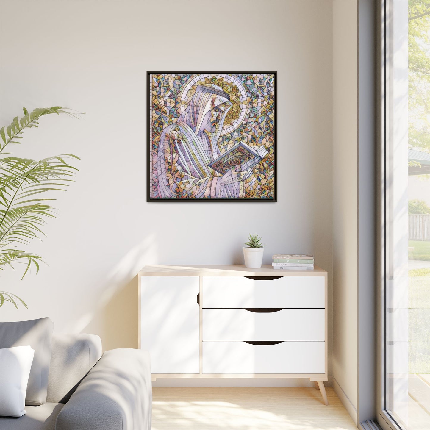 Matte Canvas, Framed (Multi-color)