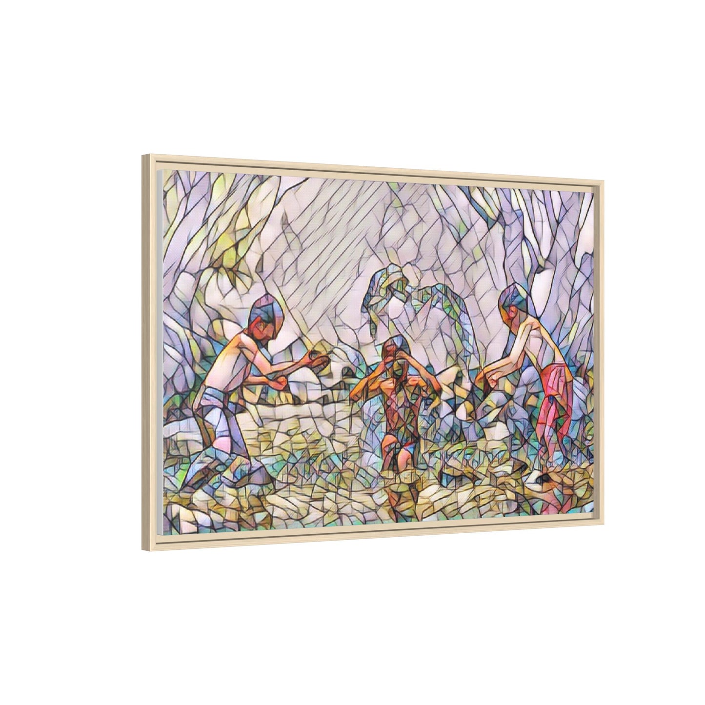 Matte Canvas, Framed (Multi-color)