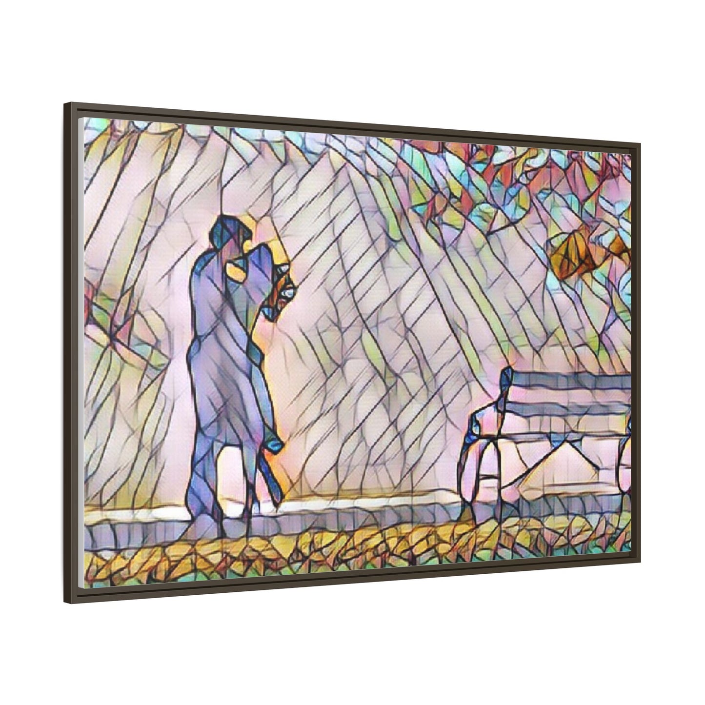 Matte Canvas, Framed (Multi-color)