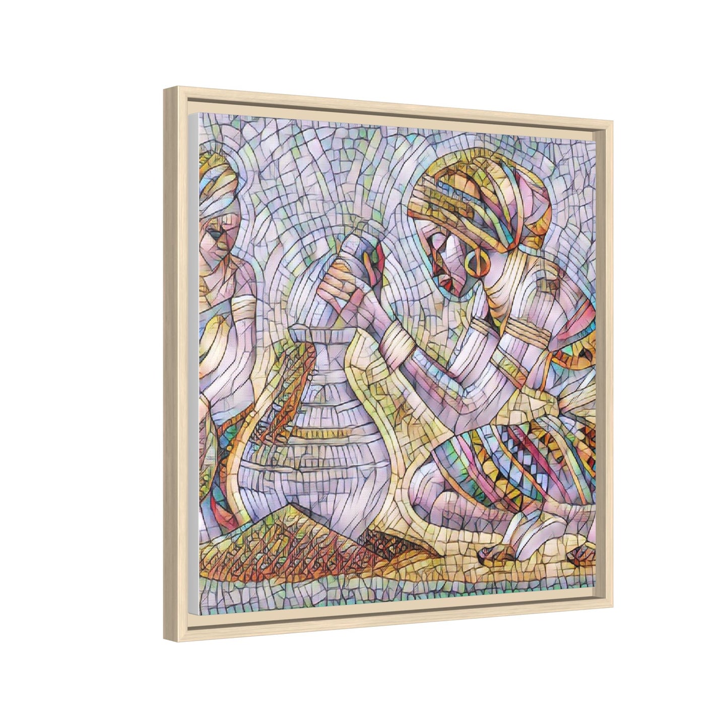 Matte Canvas, Framed (Multi-color)