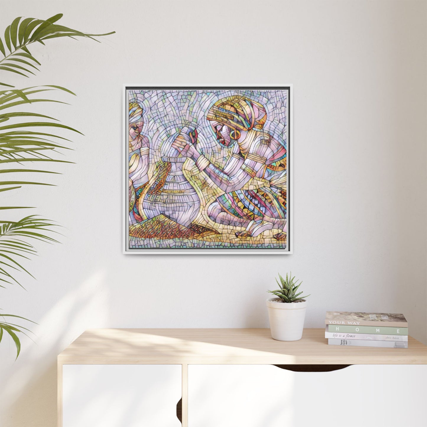 Matte Canvas, Framed (Multi-color)