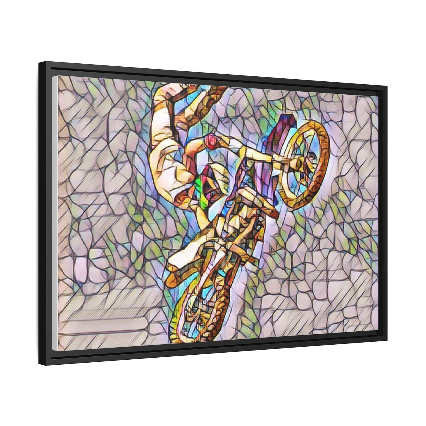 Matte Canvas, Framed (Multi-color)