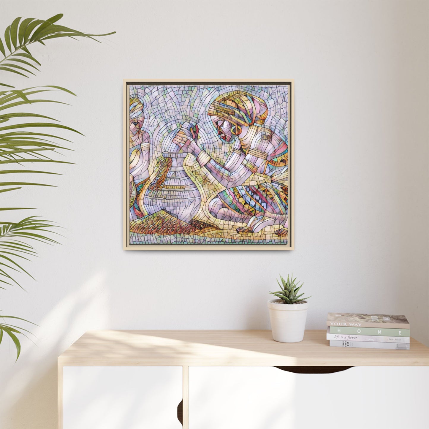 Matte Canvas, Framed (Multi-color)