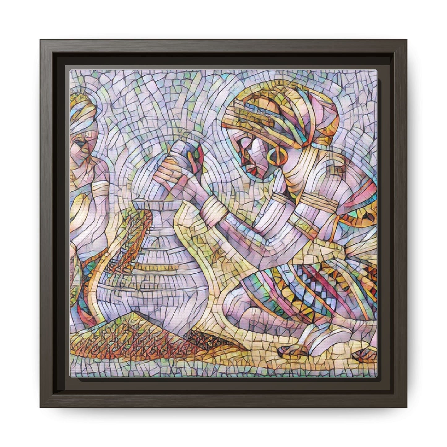Matte Canvas, Framed (Multi-color)