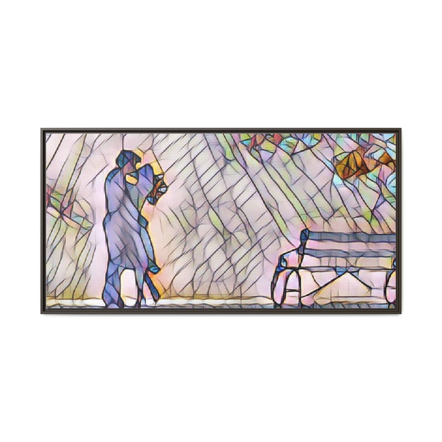 Matte Canvas, Framed (Multi-color)