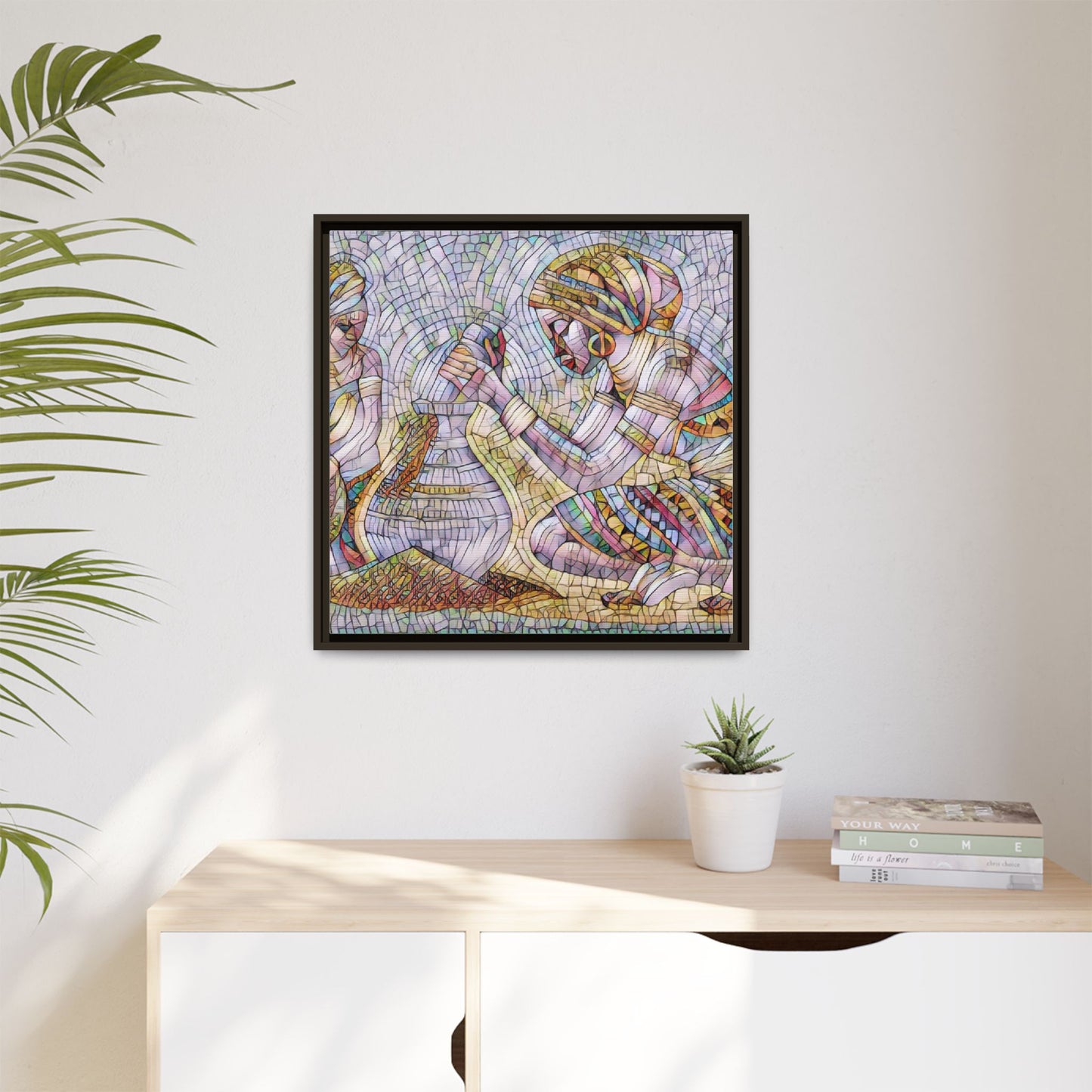 Matte Canvas, Framed (Multi-color)