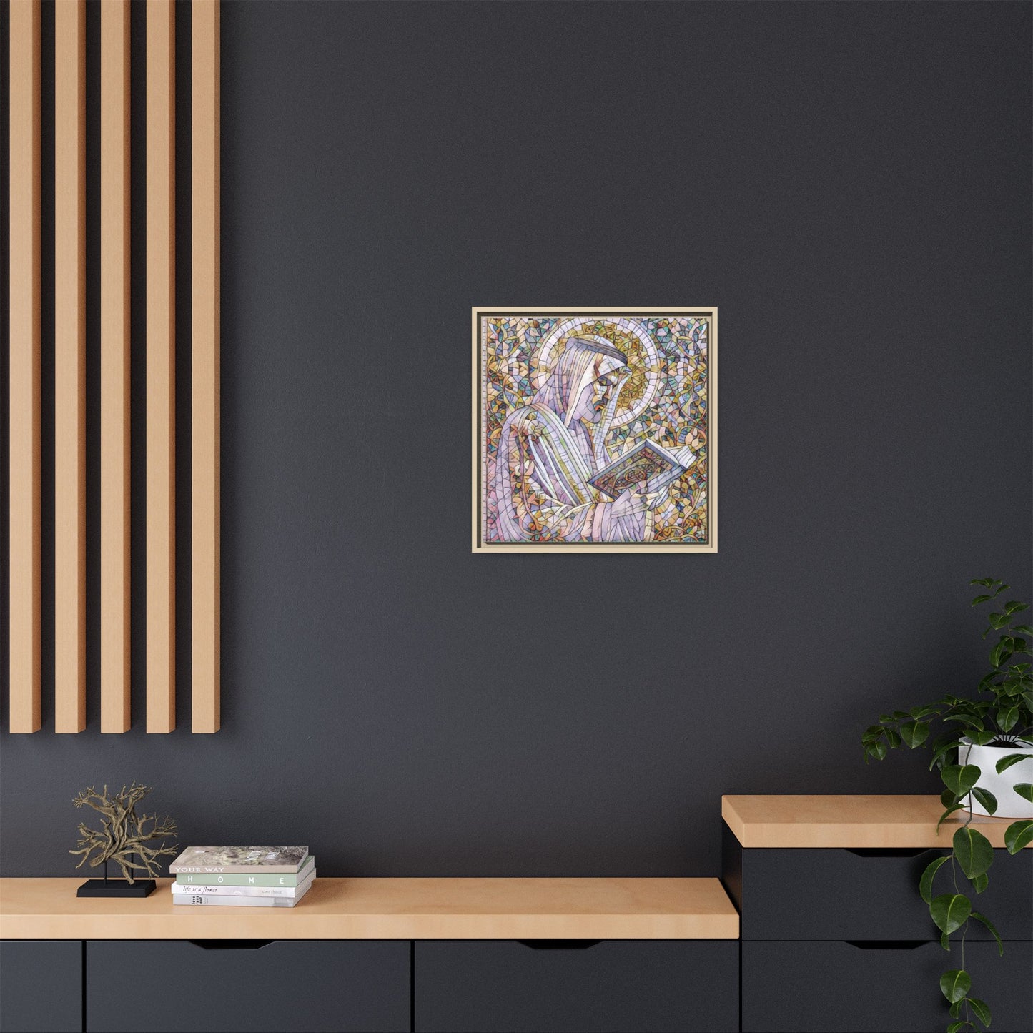Matte Canvas, Framed (Multi-color)