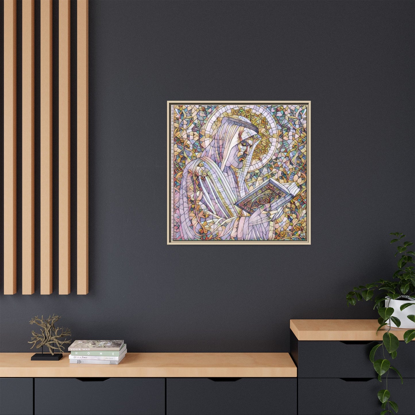 Matte Canvas, Framed (Multi-color)