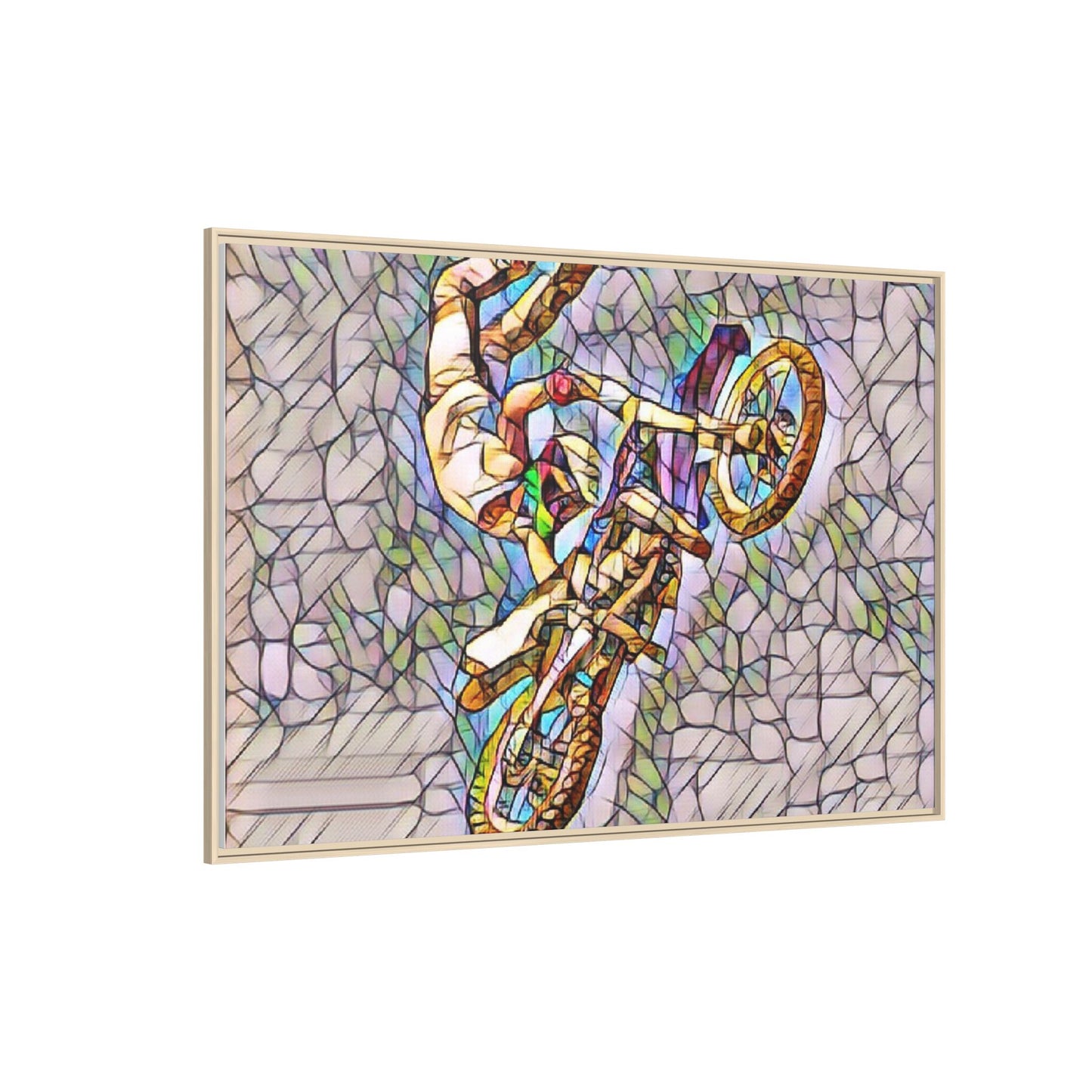 Matte Canvas, Framed (Multi-color)