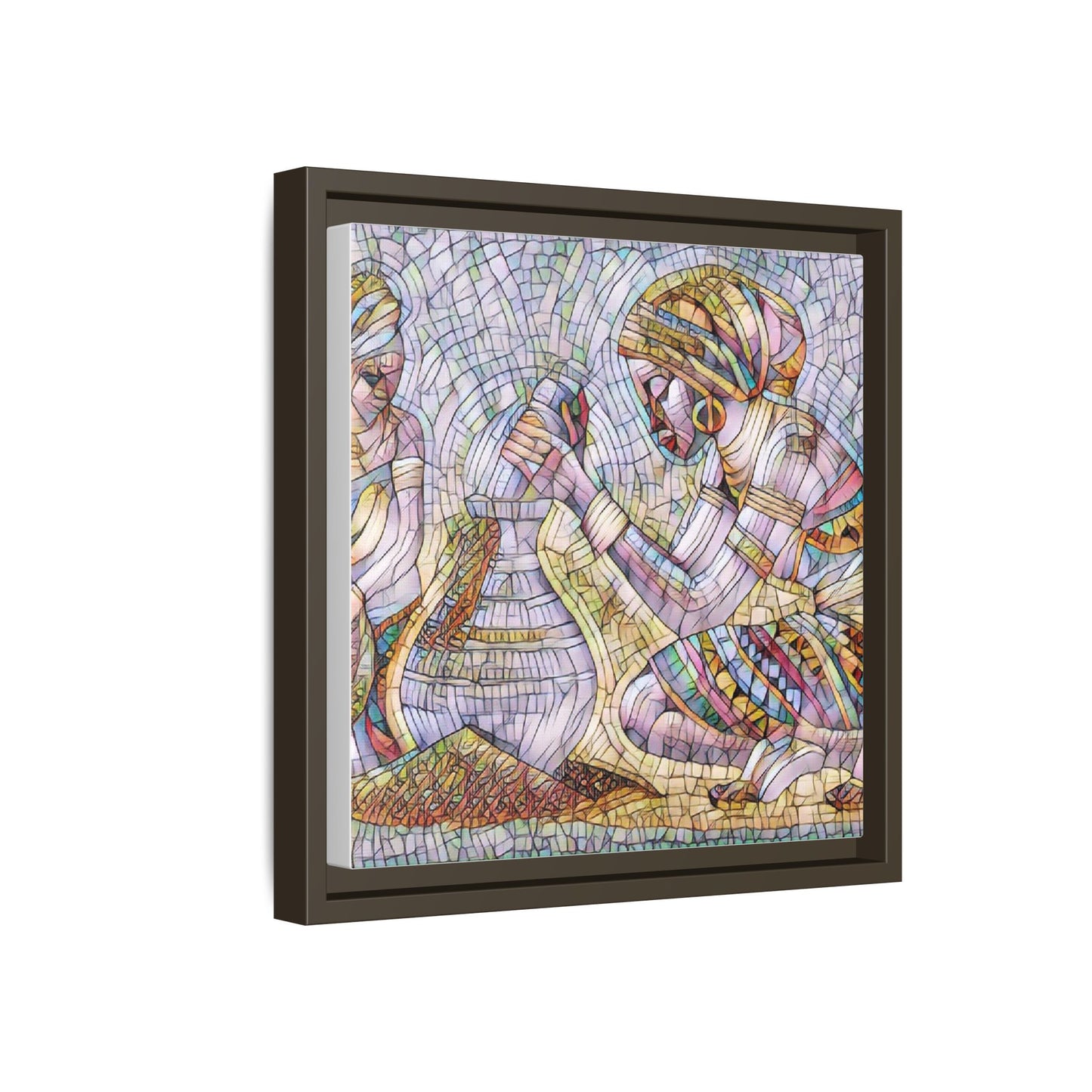Matte Canvas, Framed (Multi-color)