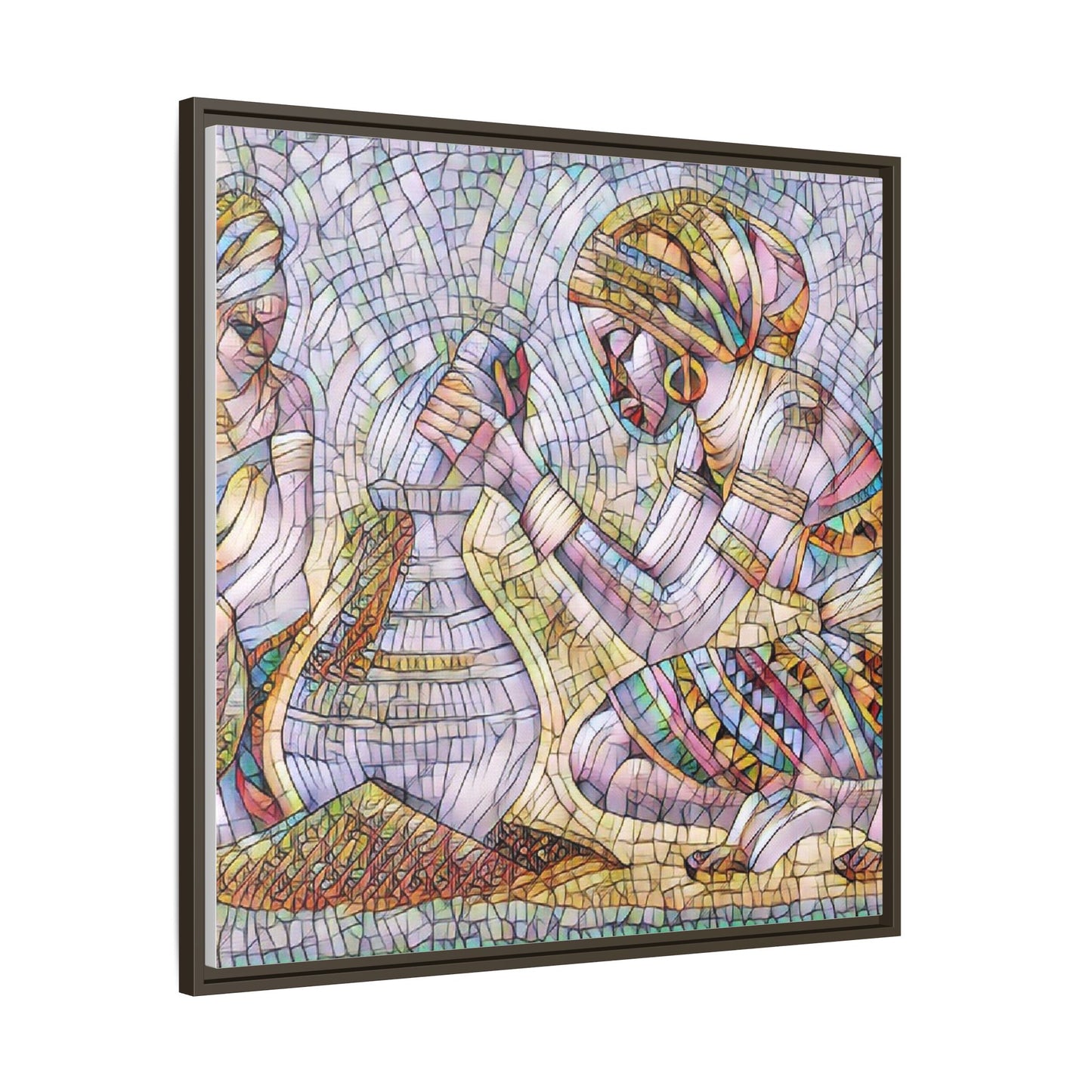 Matte Canvas, Framed (Multi-color)
