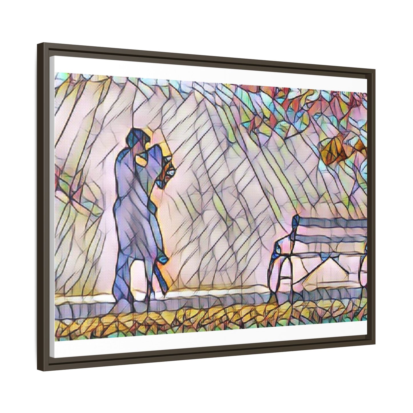 Matte Canvas, Framed (Multi-color)