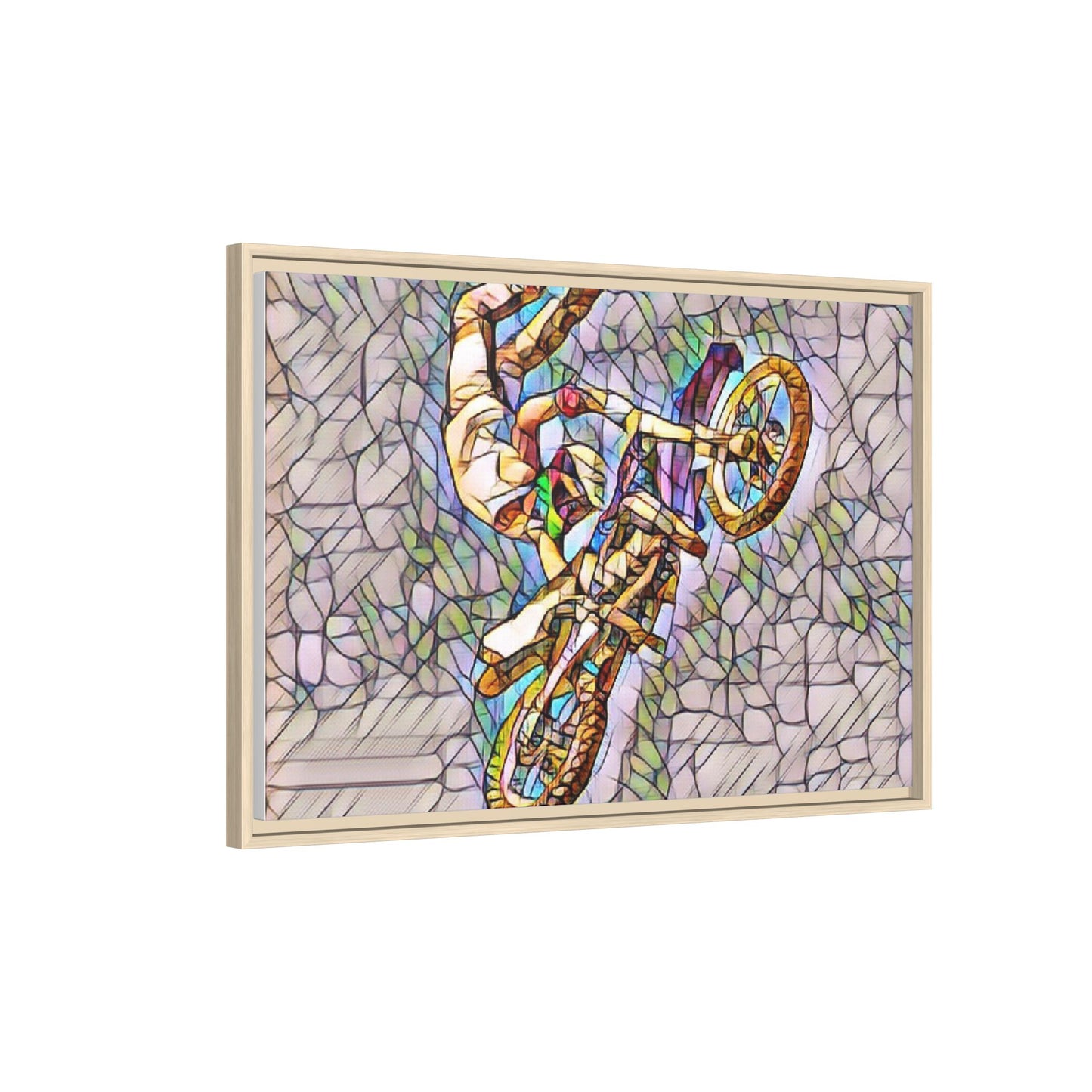 Matte Canvas, Framed (Multi-color)
