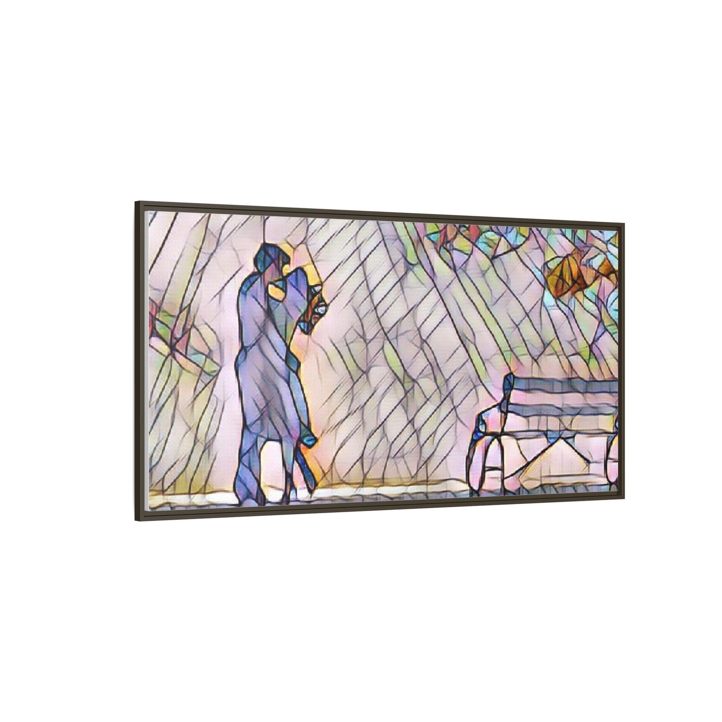 Matte Canvas, Framed (Multi-color)