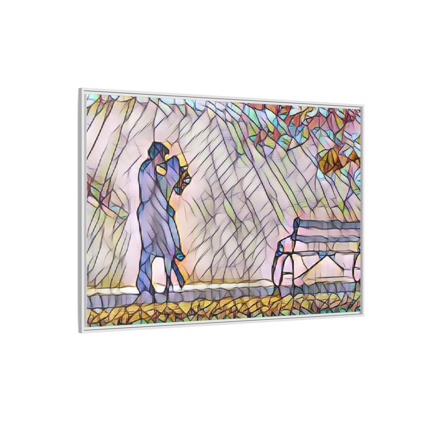 Matte Canvas, Framed (Multi-color)