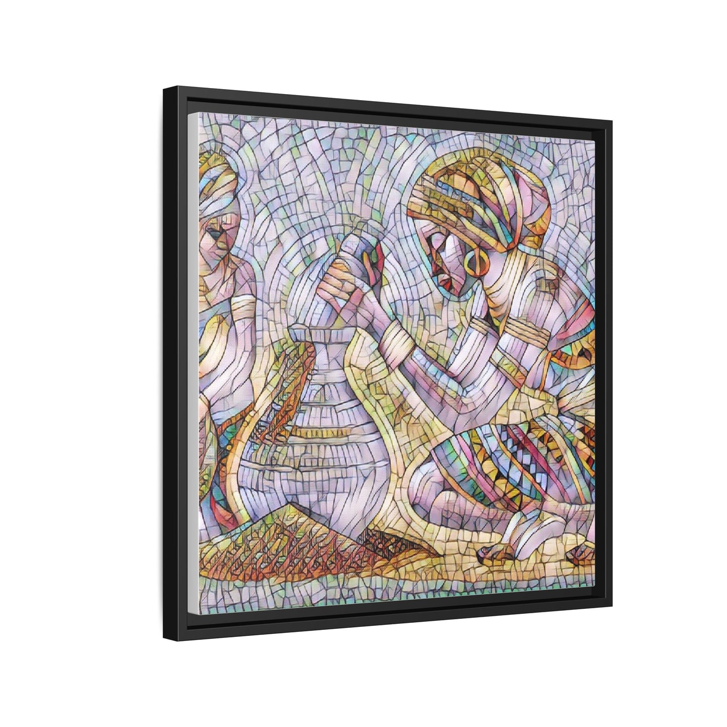 Matte Canvas, Framed (Multi-color)
