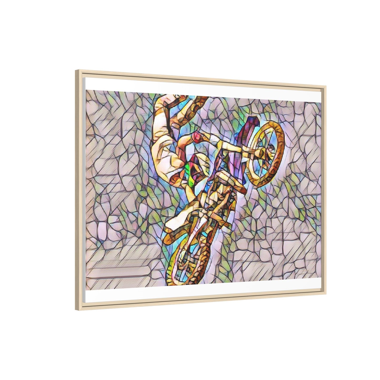 Matte Canvas, Framed (Multi-color)