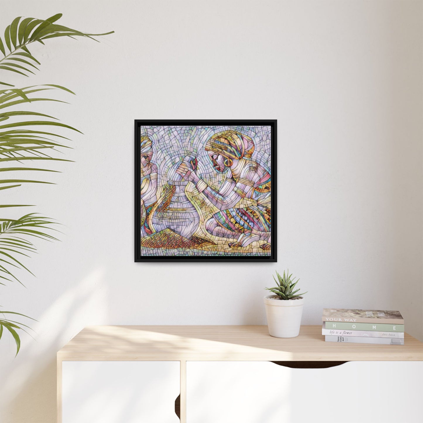 Matte Canvas, Framed (Multi-color)