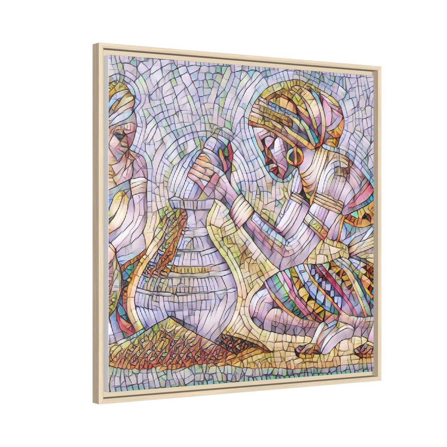 Matte Canvas, Framed (Multi-color)