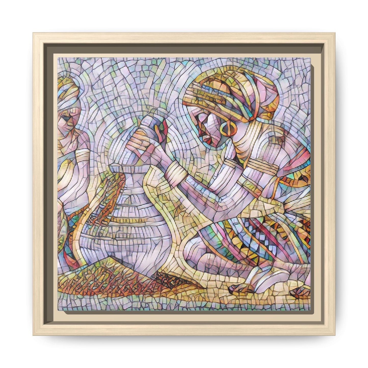 Matte Canvas, Framed (Multi-color)