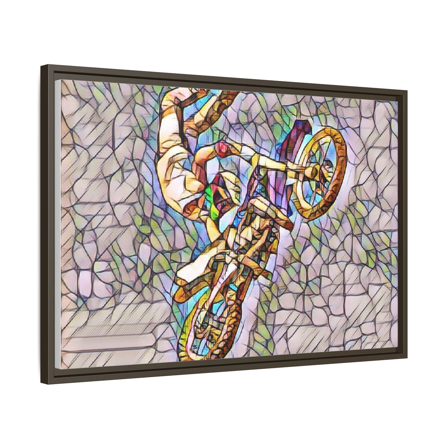 Matte Canvas, Framed (Multi-color)