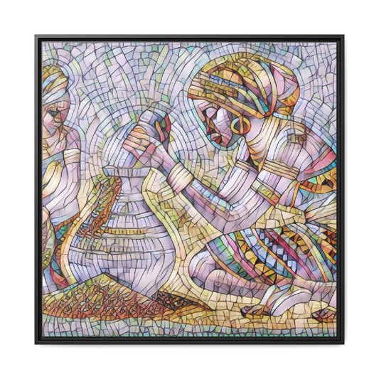 Matte Canvas, Framed (Multi-color)