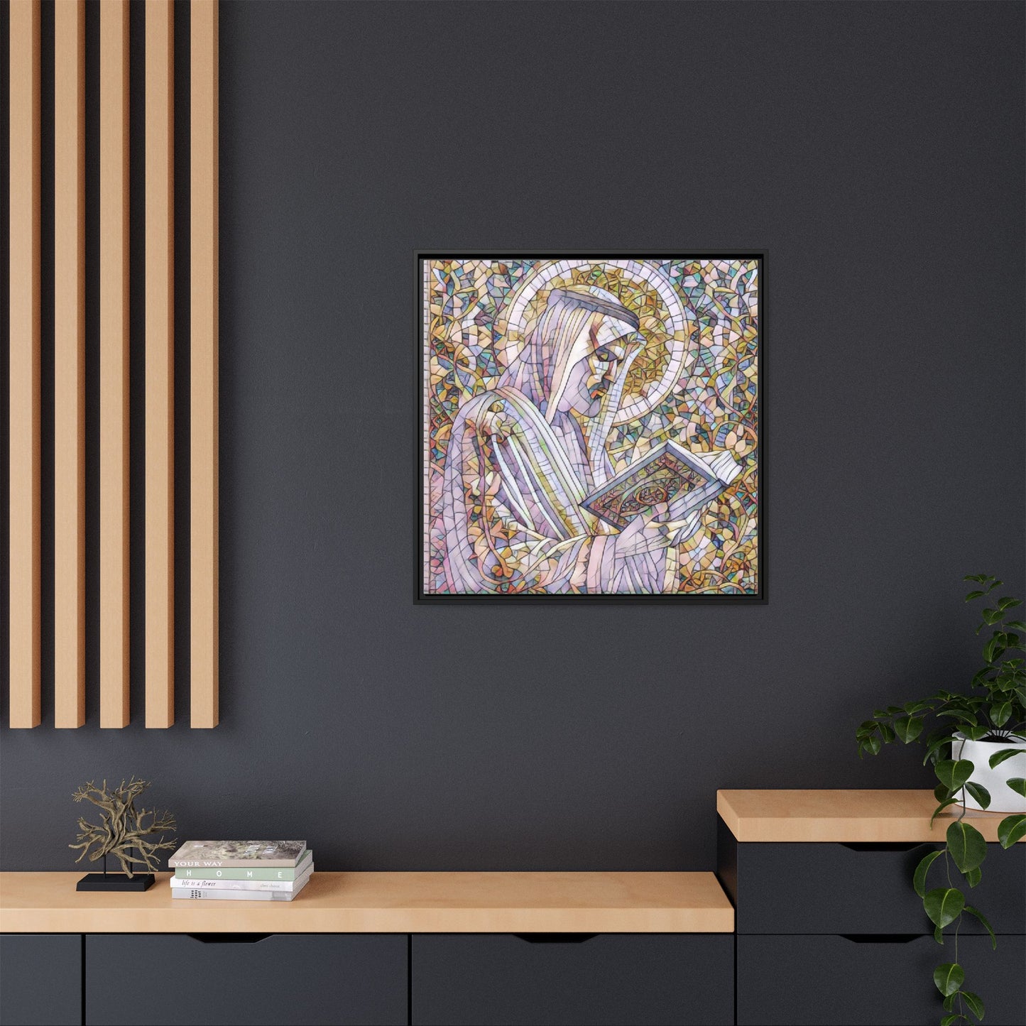 Matte Canvas, Framed (Multi-color)