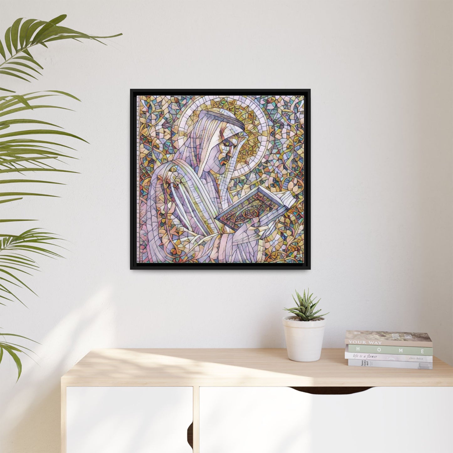 Matte Canvas, Framed (Multi-color)
