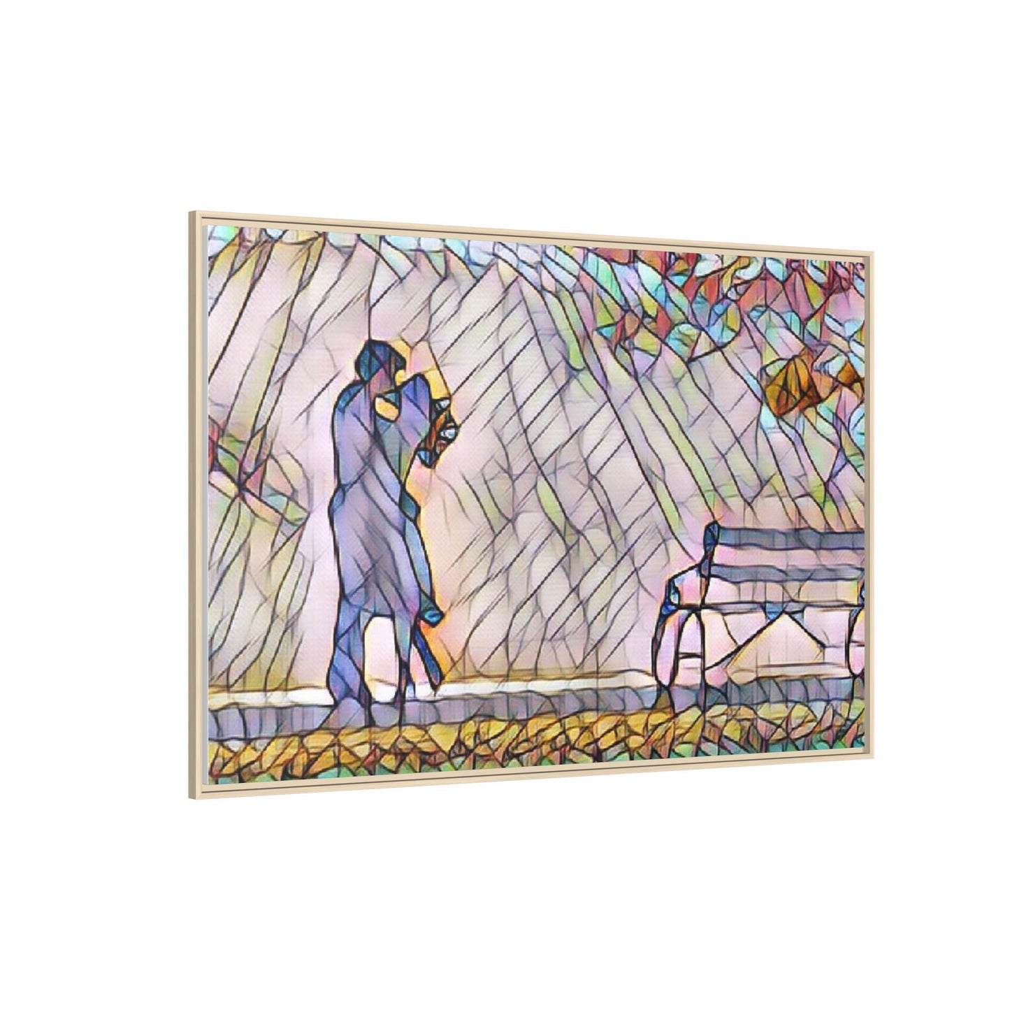 Matte Canvas, Framed (Multi-color)