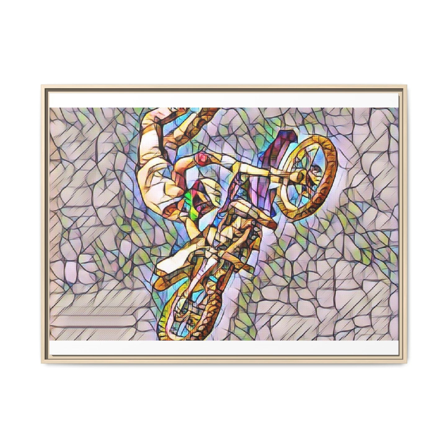 Matte Canvas, Framed (Multi-color)