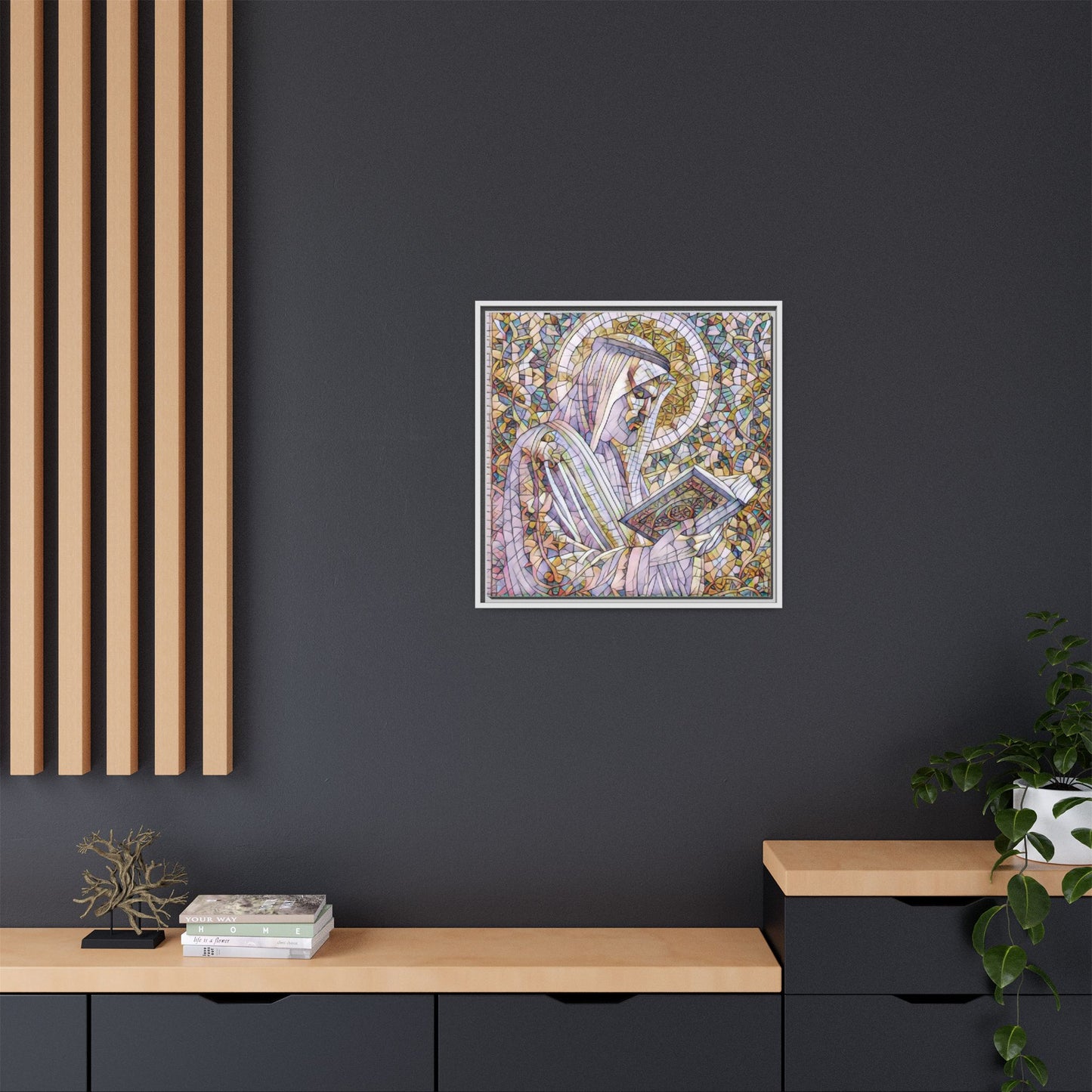 Matte Canvas, Framed (Multi-color)