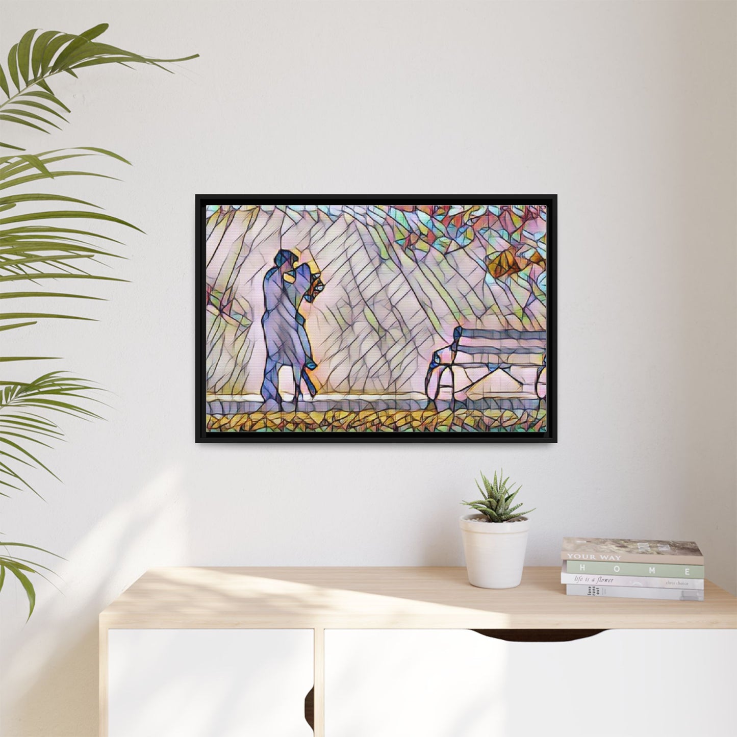 Matte Canvas, Framed (Multi-color)