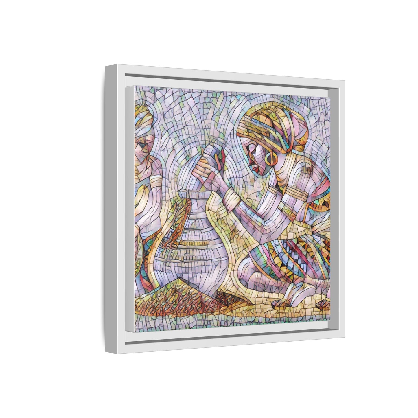 Matte Canvas, Framed (Multi-color)