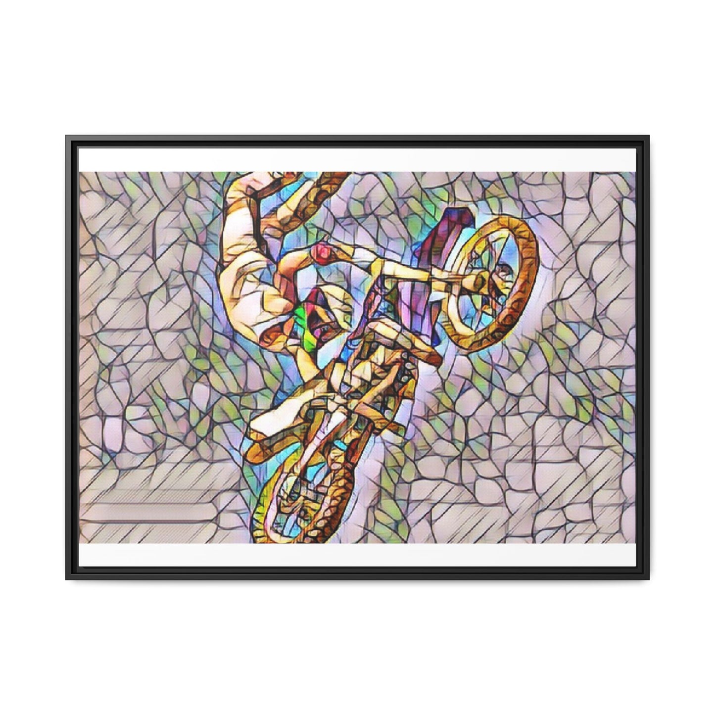 Matte Canvas, Framed (Multi-color)