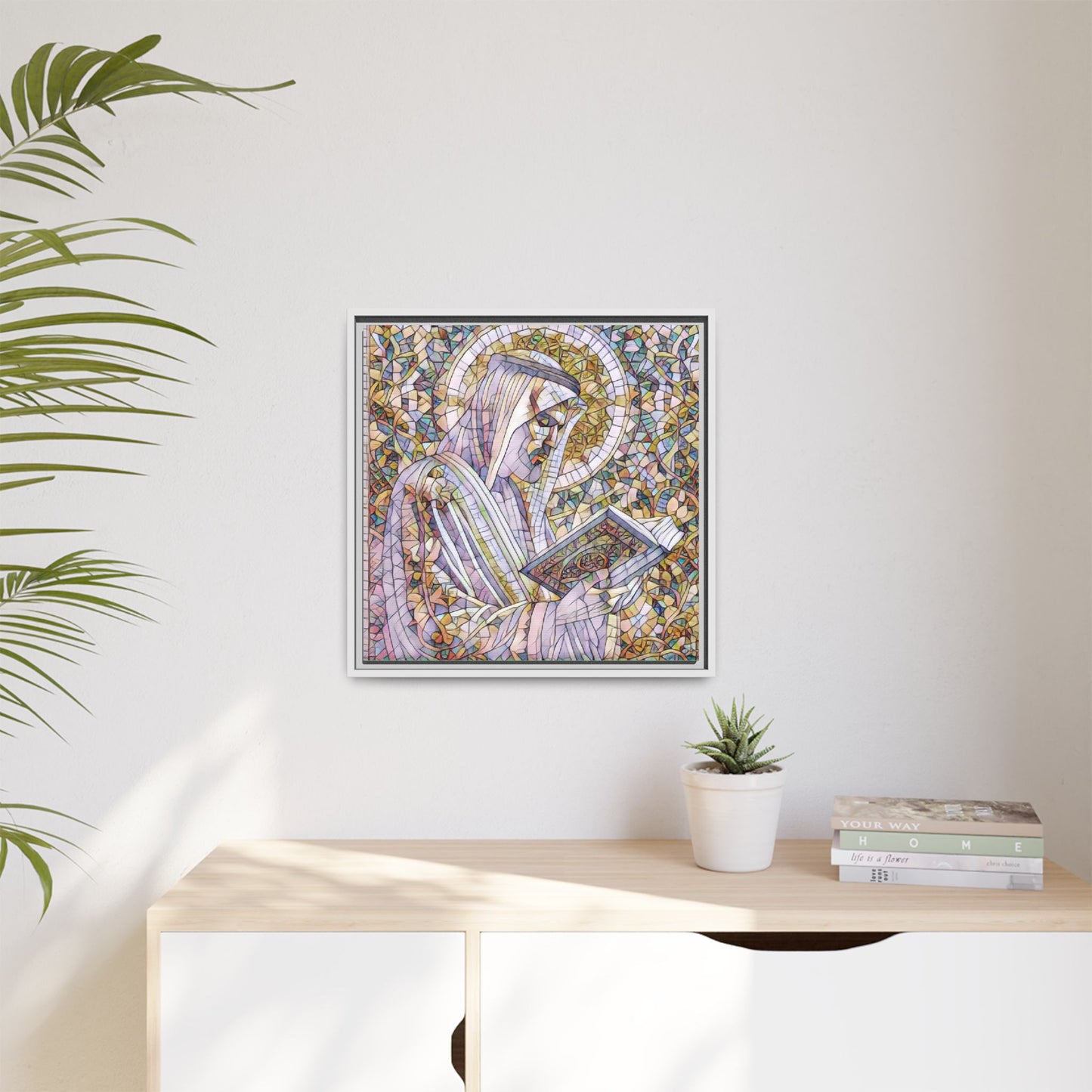 Matte Canvas, Framed (Multi-color)