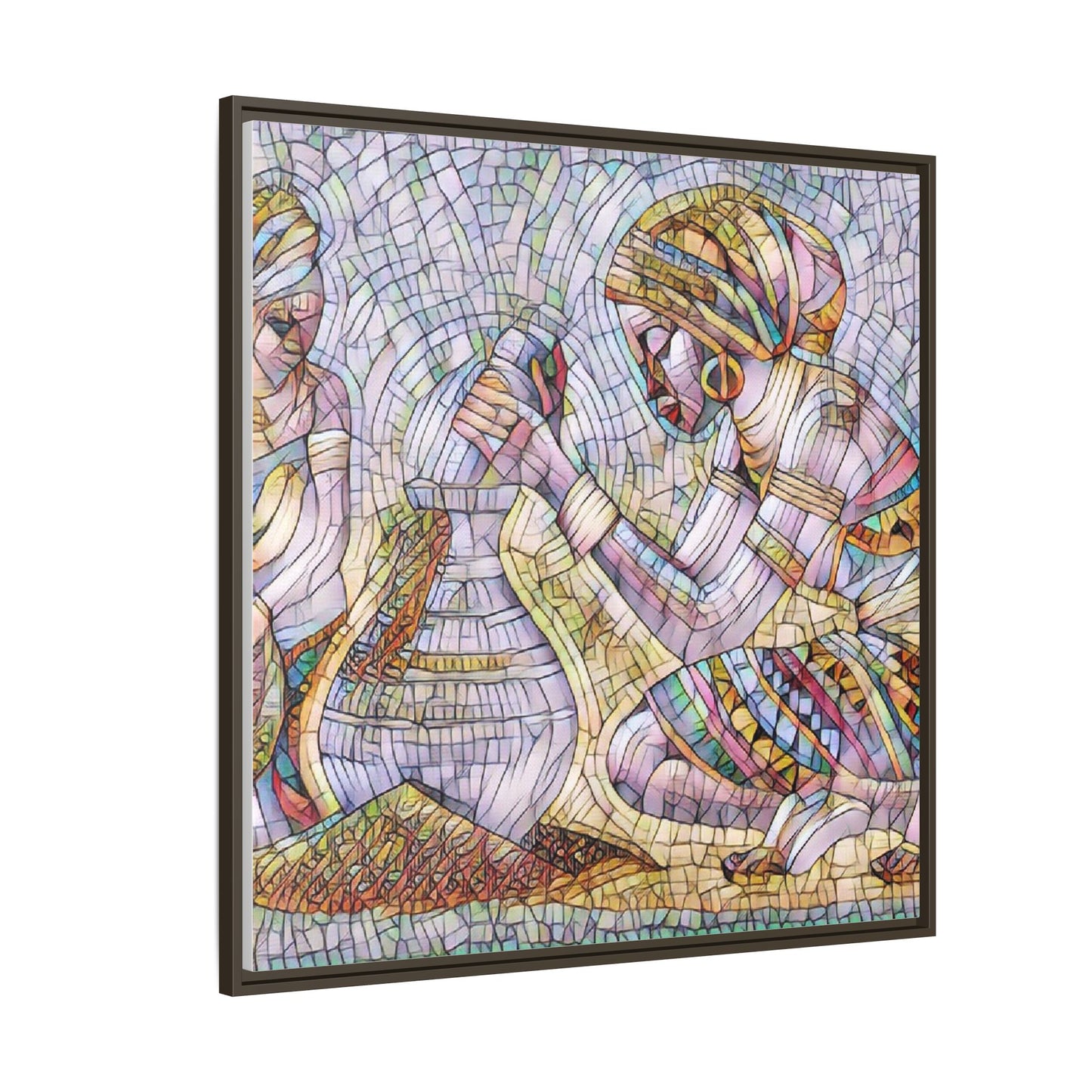 Matte Canvas, Framed (Multi-color)