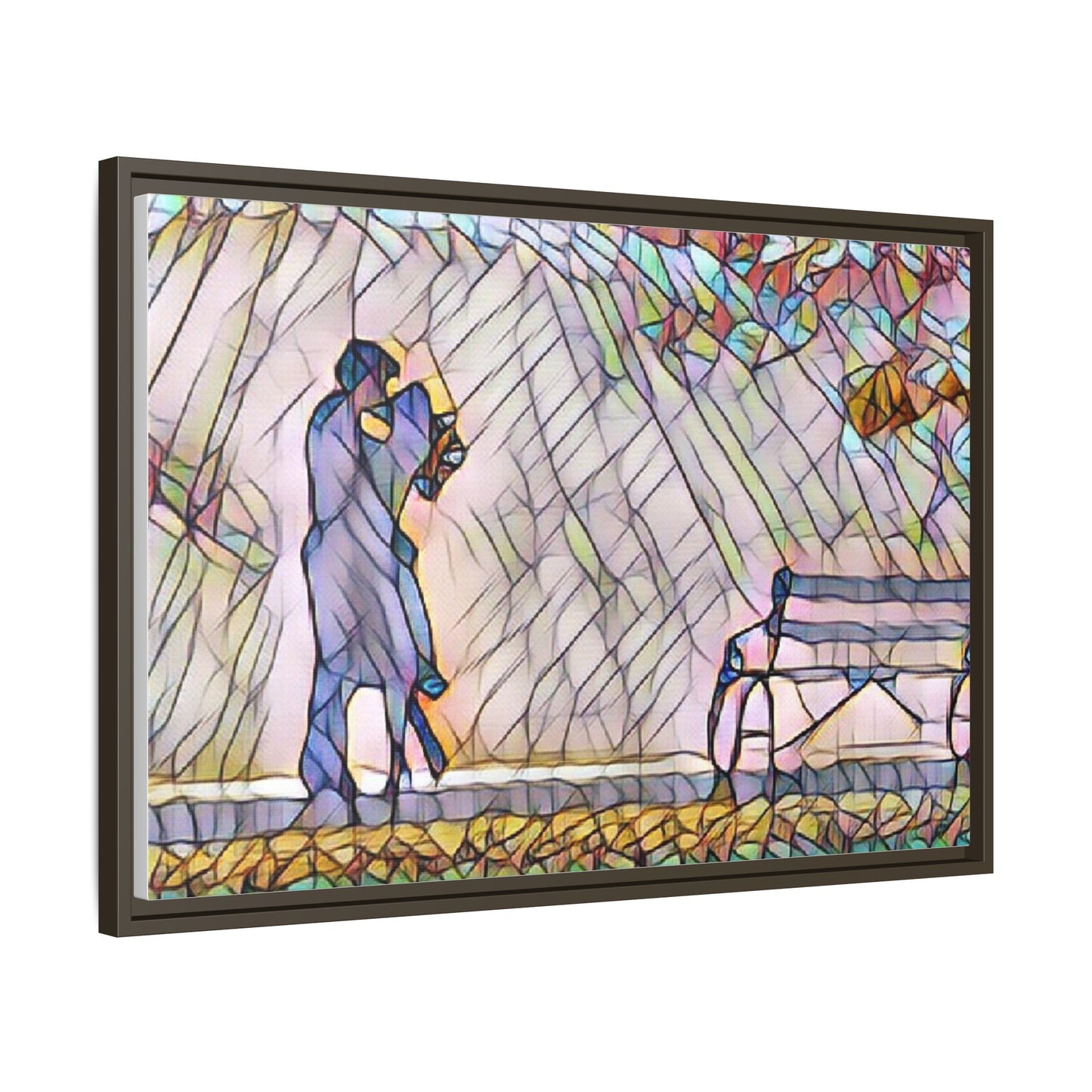 Matte Canvas, Framed (Multi-color)
