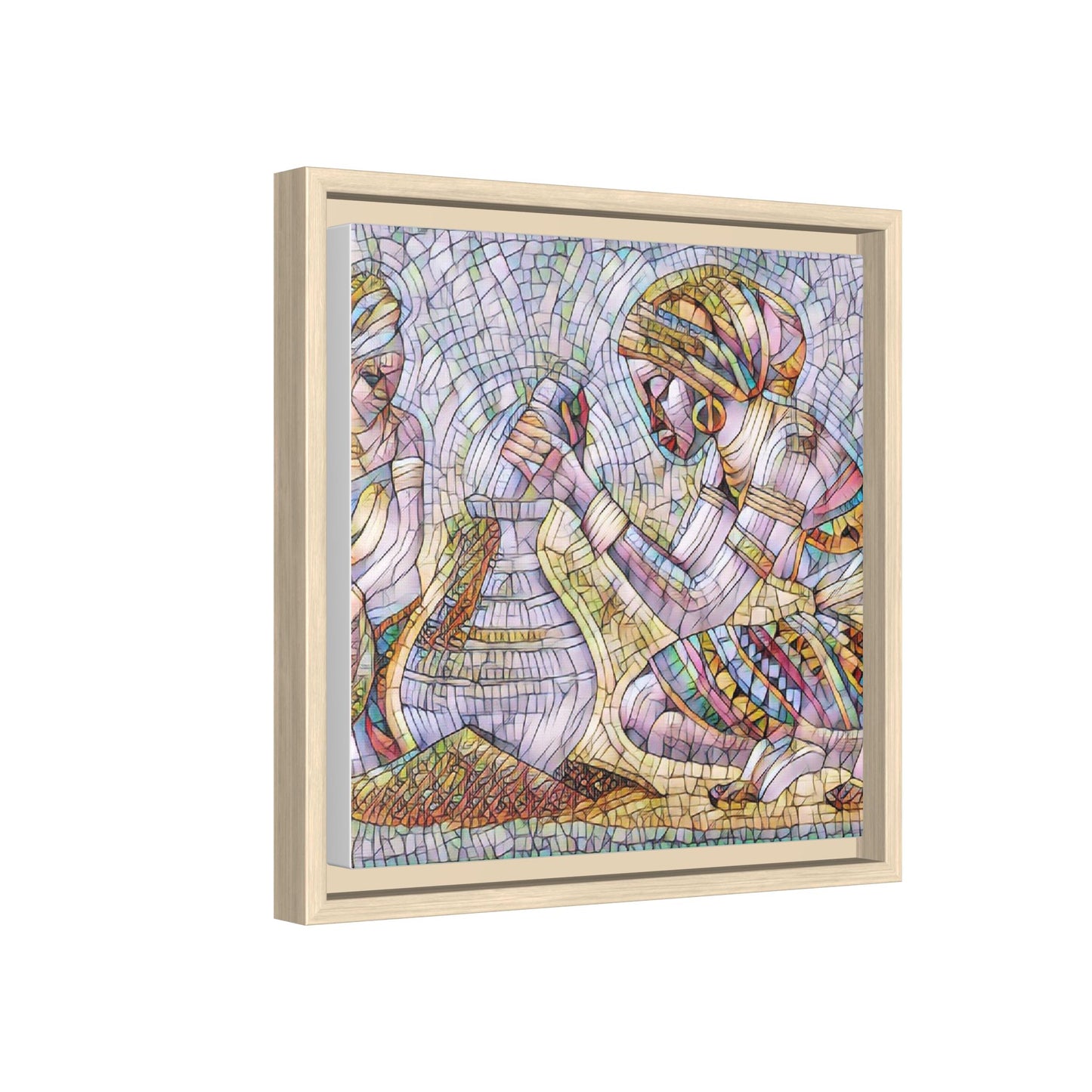 Matte Canvas, Framed (Multi-color)