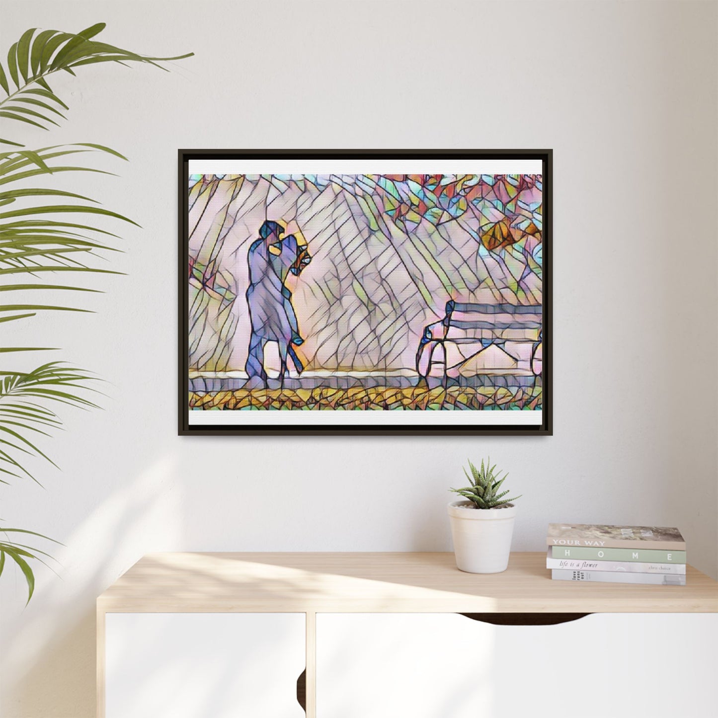 Matte Canvas, Framed (Multi-color)