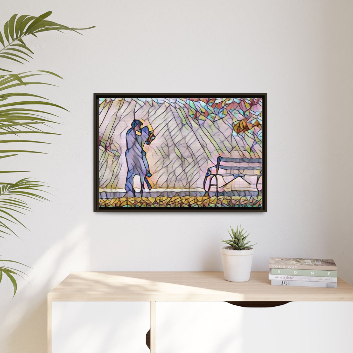 Matte Canvas, Framed (Multi-color)