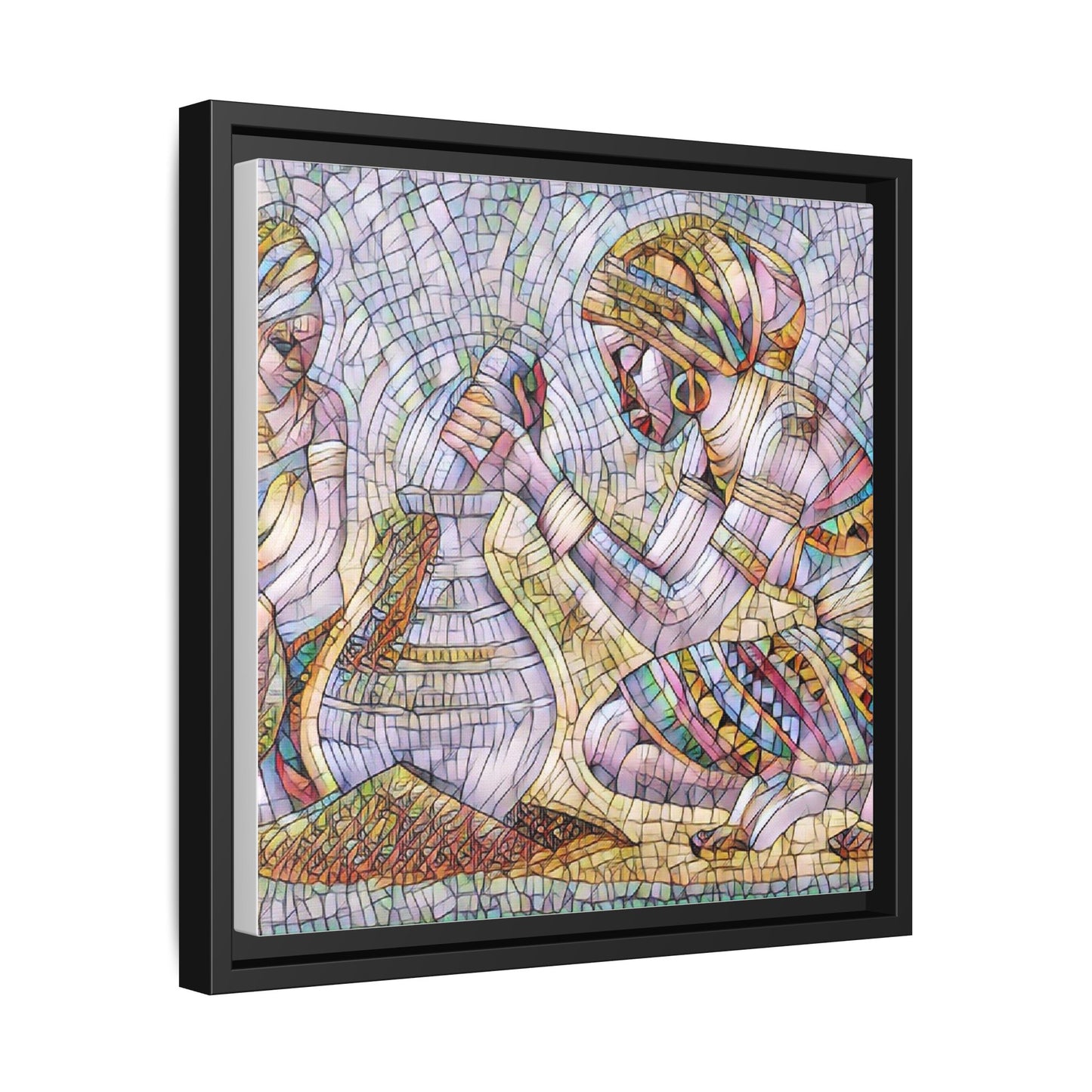 Matte Canvas, Framed (Multi-color)